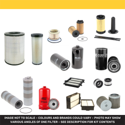 Hitachi ZX250 LC-6 Filter Service Kit w/Isuzu AR-4MKIX eng. 2016-