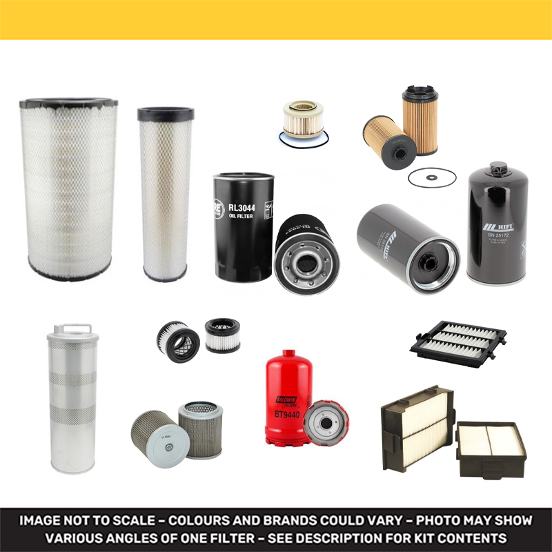 HITACHI ZX350-6LC Filter Service Kit w/ISUZU 6HK1XASA Eng. 2016-