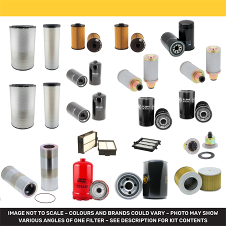HITACHI ZX490-6 LCH Filter Service Kit w/Isuzu AQ-6UZ1X 2019-