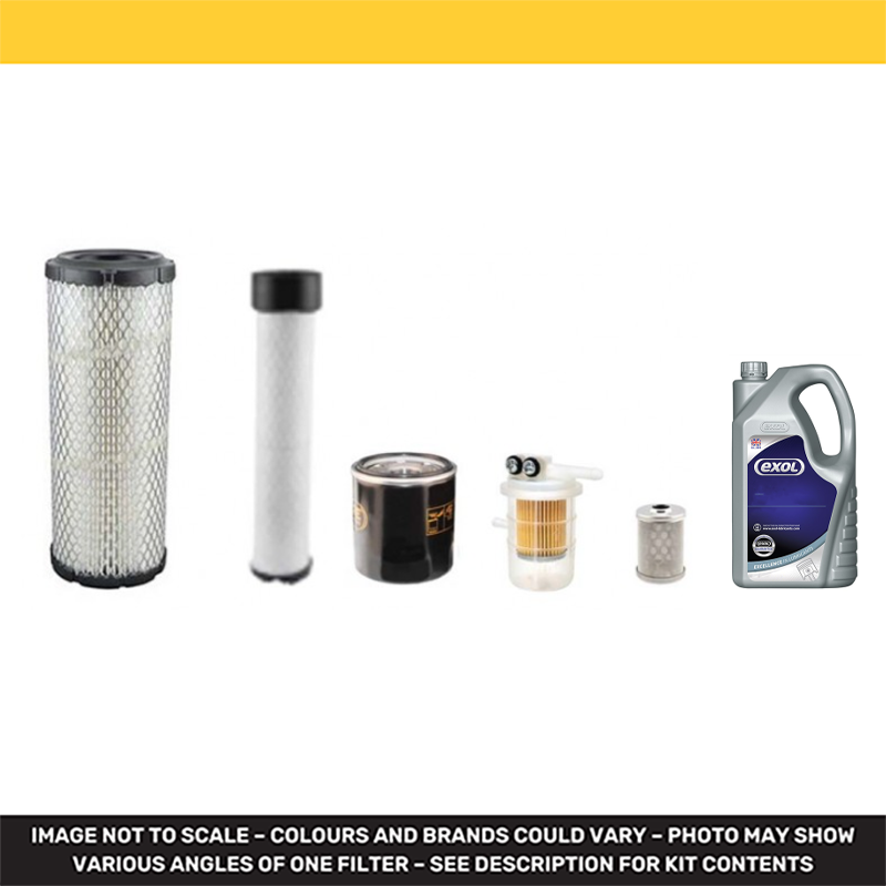 HYUNDAI R27Z-9 Engine Filter Lubricant Kit w/Mitsubishi Eng.