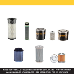 KUBOTA KX027-4 Filter Service Kit w/V1505-E4 engine
