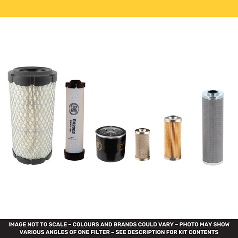 THWAITES MACH201 Filter Service Kit w/Yanmar 3TNV76-KWA Eng. 2013-