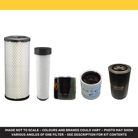 VOLVO ECR88D Filter Service Kit Air Oil Fuel Filters w/VOLVO D 2.6H Eng. YR 2013-
