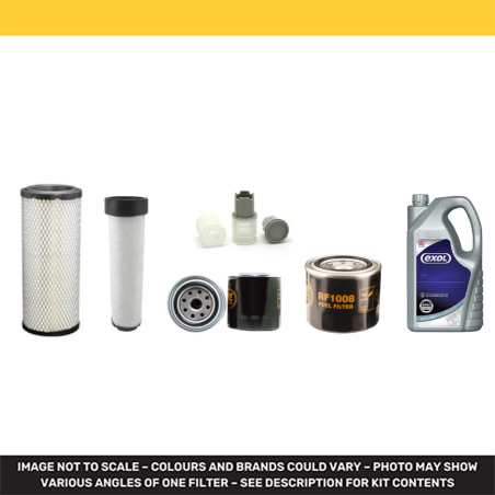 Kubota U55-4 Engine Filter & Lubricant Service Kit
