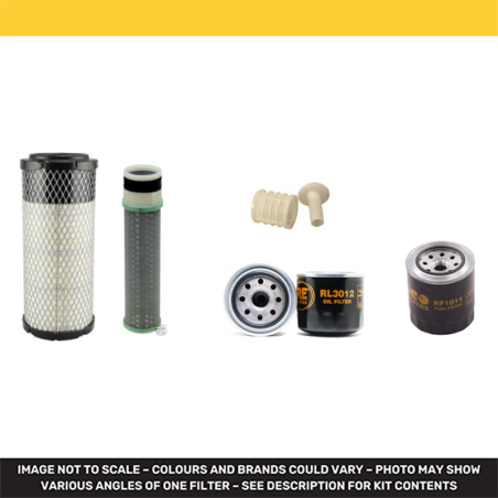 CASE CX27B-ZTS Filter Service Kit Air Oil Fuel Filters w/Yanmar 3TNV88A-SYB Eng.