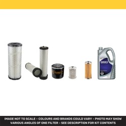 TAKEUCHI TB125 Engine Filter & Lubricant Kit w/Yanmar 3TNV82A Eng.