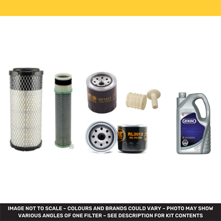 CASE CX27B-ZTS Engine Filter & Lubricant Kit w/Yanmar 3TNV88A-SYB Eng.