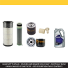 CASE CX27B-ZTS Engine Filter & Lubricant Kit w/Yanmar 3TNV88A-SYB Eng.