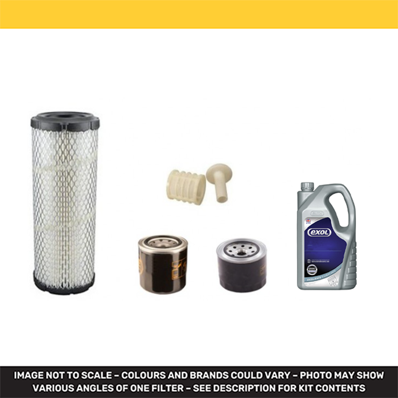 Komatsu PC27MR-2 Engine Filter & Lubricant Service Kit