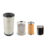 NEW HOLLAND E 18 SR Filter Service Kit w/Mitsubishi L 3E Eng. Air, Oil, Fuel Filters