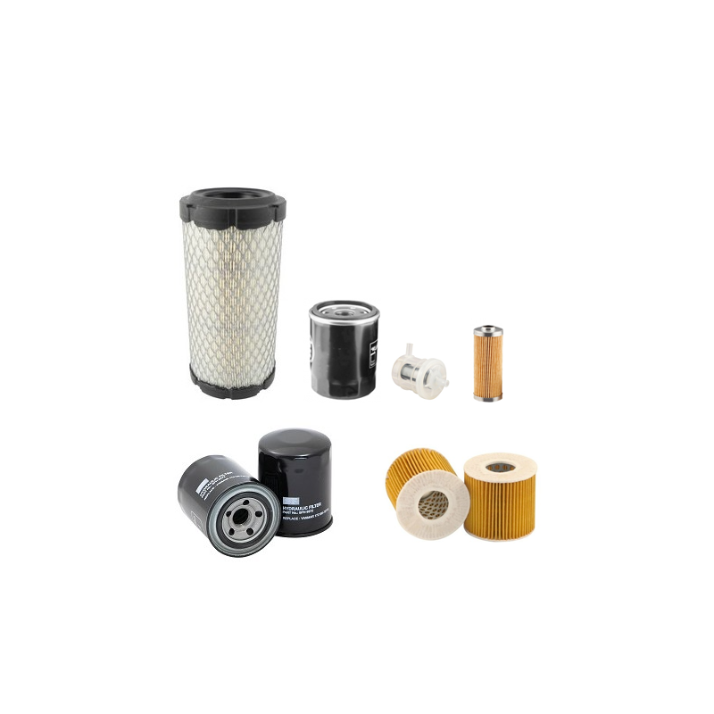YANMAR SV 08 (-1) Filter Service Kit w/Yanmar 2TE67L-BV Eng.