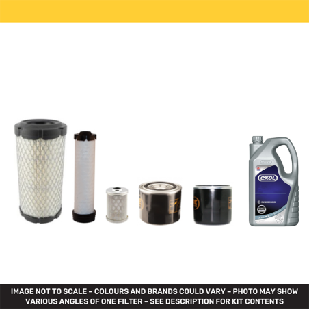 Kubota KX015-4 Compact E xcavator Filter Kit