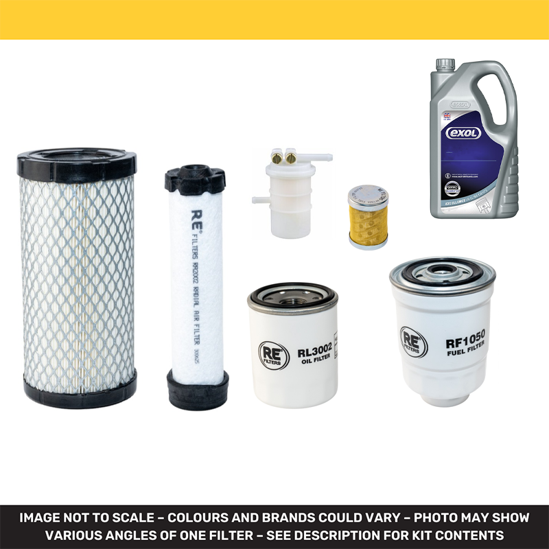 Terex TC16 Engine Filter & Lubricant Kit