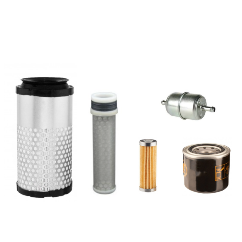 Kubota K008-3 Mini E xcavator Filter Kit