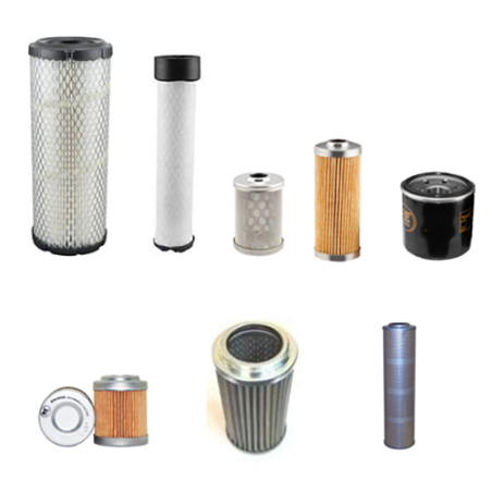 HITACHI ZX26 U-5A Filter Service Kit w/Yanmar 3TNV76 Eng.