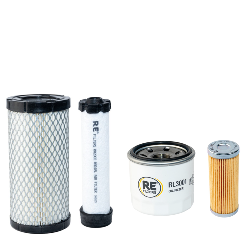 Takeuchi TB014 Filter service Kit Air, Oil, Fuel Filters W/ Yanmar 3TNE68 Eng