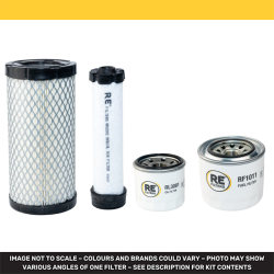 Engine Filter Kit for Bobcat E27Z with Yanmar 3TNV76-PBCE engine year 2023-