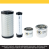 Engine Filter Kit for Bobcat E27Z with Yanmar 3TNV76-PBCE engine year 2023-
