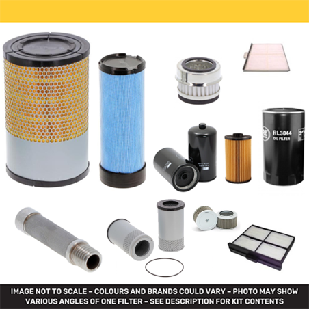 Kobelco SK140 SRLC-7 Filter Service Kit w/Isuzu Eng.