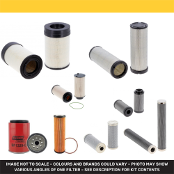 Filter kit for Terex J1170 with Scania DC9 engine 2010-