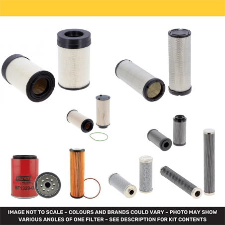 Terex J1170 filter service kit with Scania DC9 engine 2010-