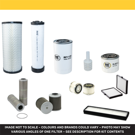 Doosan DX 63-3 Filter Kit with Yanmar 4TNV94LZXSDB engine 2013-