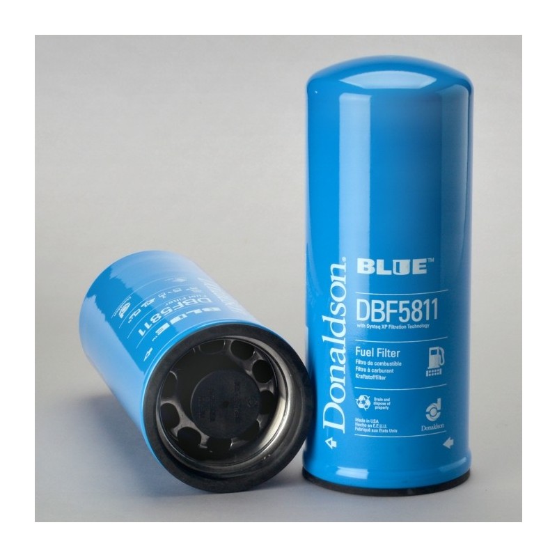 DBF5811 Fuel Filter, Spin-On Secondary Donaldson Blue