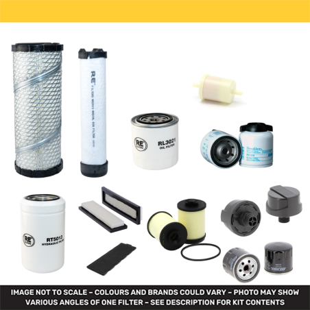 Doosan DX35Z Filter Service Kit with Kubota D1703-M-DI-EF03 engine 2020-
