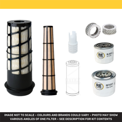 Filter kit for Thwaites MACH 2080 with Yanmar 3TNV88-BWWA engine year 2021-