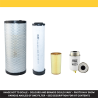 JCB G45 QS Filter Service Kit with Kohler KDI2504TM Engine