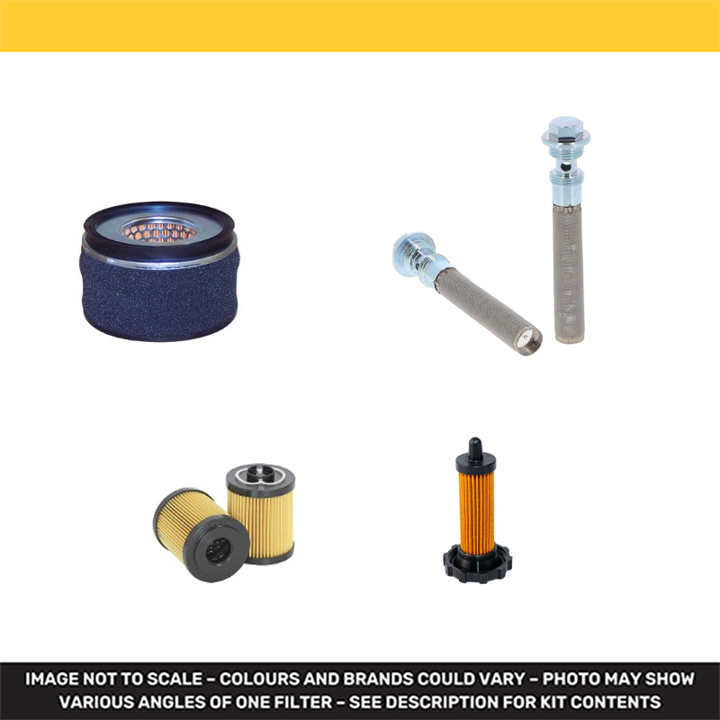 Kubota KC 70 H-4 Filter Service Kit with Kubota OC95 Engine 2016-