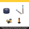 Kubota KC 70 H-4 Filter Service Kit with Kubota OC95 Engine 2016-