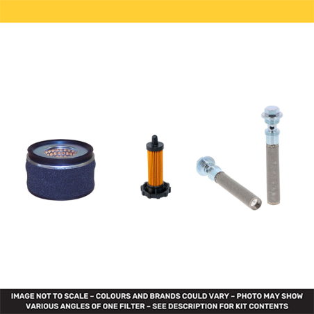 Kubota KC70 VHD-4 Engine Filter Service Kit with Kubota OC95 Engine 2016-