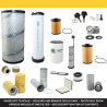 Filter Service Kit fits Case CX 145D SRLC with Isuzu 4JJ1XASS13 Engine Year 2018-