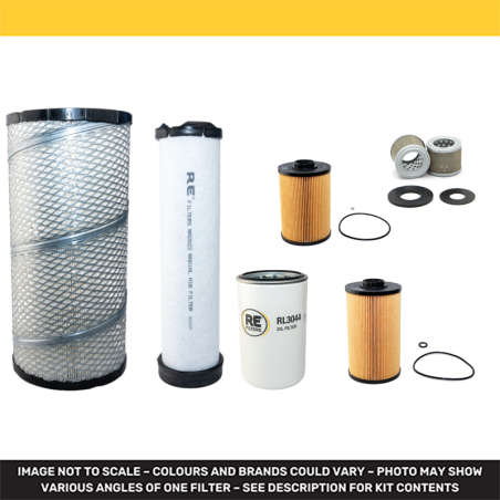 Case CX 145D SRLC Engine Filter Service Kit with Isuzu 4JJ1XASS13 Engine Year 2018-