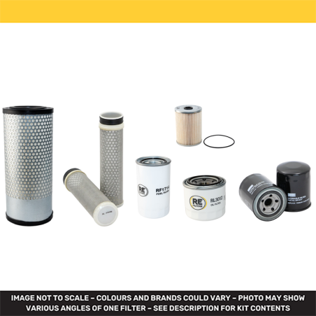 Yanmar C30R-2B filter service kit with Yanmar 4NNKAC engine 2018-