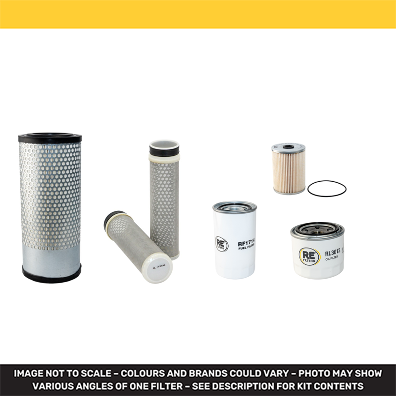 Filter service kit fits Yanmar C30R-2B with Yanmar 4NNKAC engine 2018-