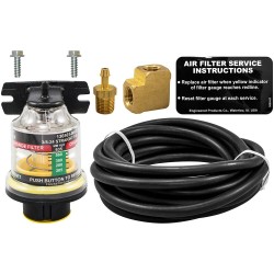 baldwin afg37r, remote mount air filter restriction gauge