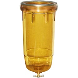 baldwin b10-al bowl, transparent amber bowl with drain