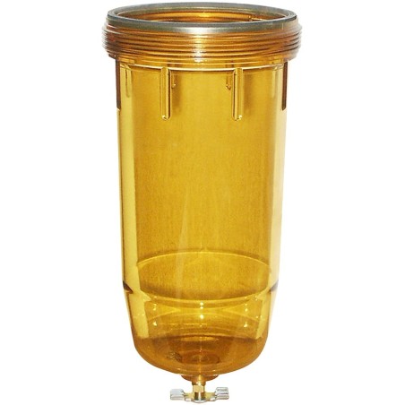 baldwin b10-al bowl, transparent amber bowl with drain