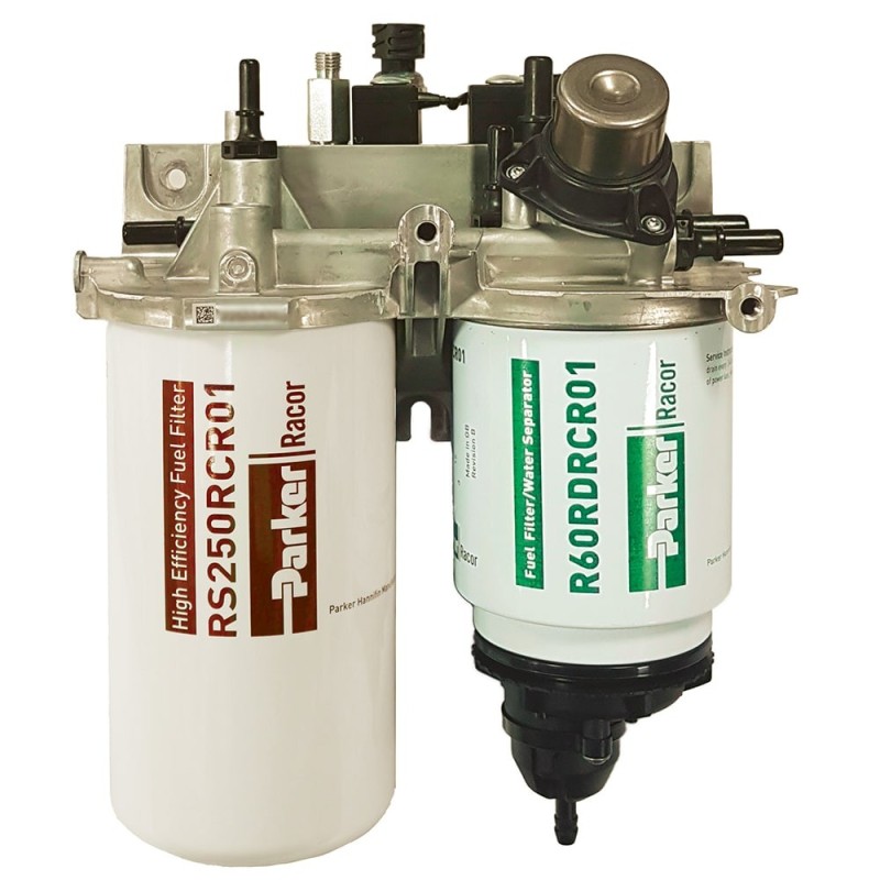 DRK00624 Fuel_Filter_Water_Separator_-_Racor_Spin-on_Series_Twin_Head