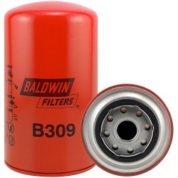baldwin b309, high performance glass full-flow lube spin-on