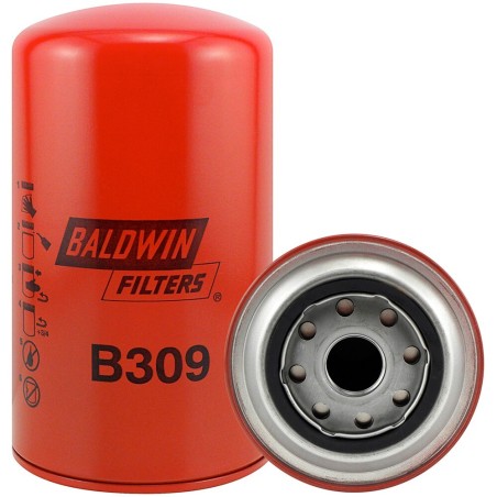 Baldwin B309, High Performance Glass Full-Flow Oil Filter Spin-on
