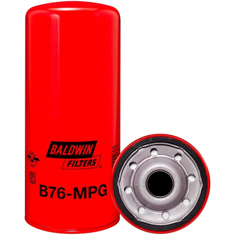 baldwin b76-mpg, maximum performance glass full-flow lube spin-on