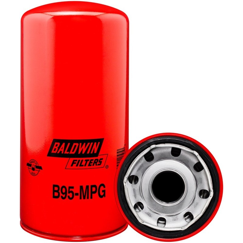 baldwin b95-mpg, maximum performance glass full-flow lube spin-on