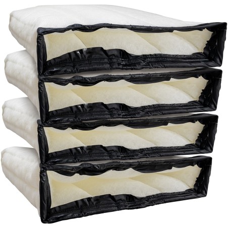 Baldwin BA3965(4), Set of 4 Nylon Screen Supported Bag Air Filter Elements