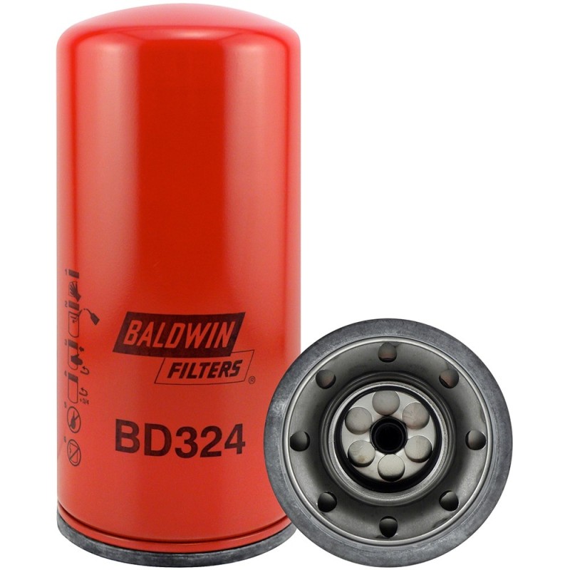 baldwin bd324, dual-flow lube spin-on