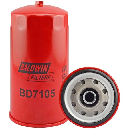 Baldwin BD7105, Dual-Flow Oil Filter Spin-on