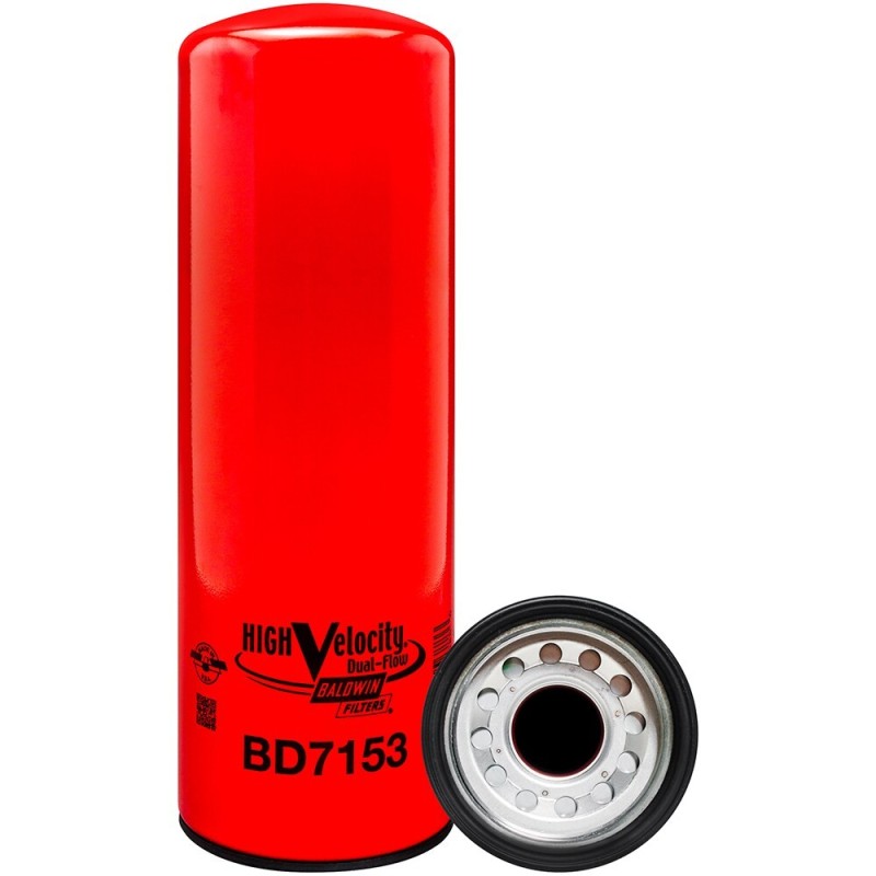 baldwin bd7153, high velocity dual-flow lube spin-on