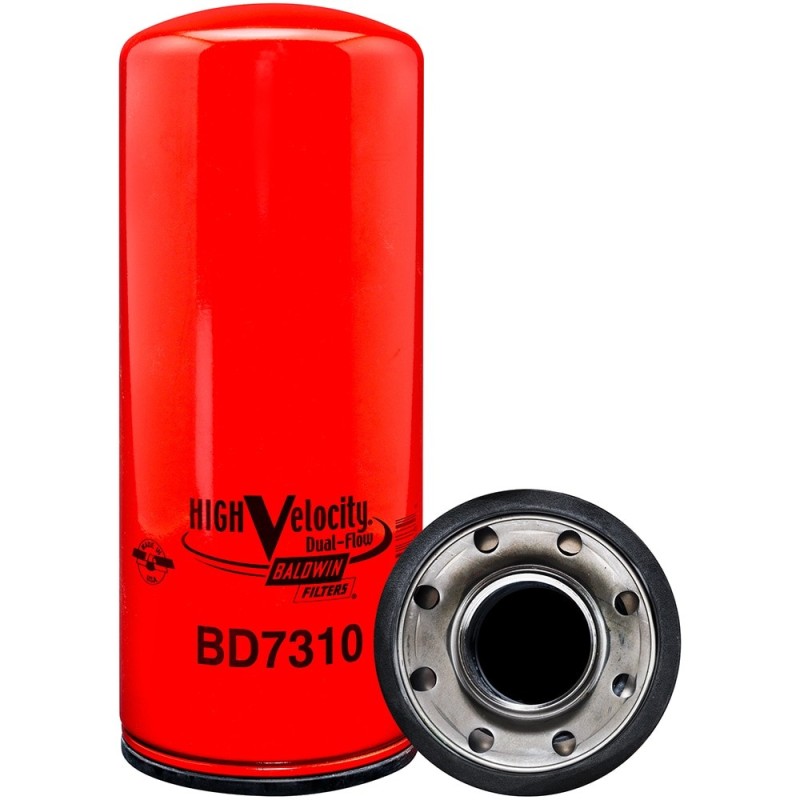 baldwin bd7310, high velocity dual-flow lube spin-on